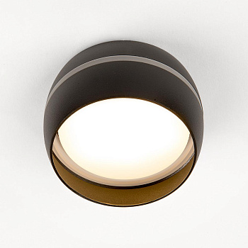 Спот GWL-GX53-M-IP20 Чаша Черный с боковым рассеивателем General