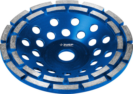 Двухрядная алмазная чашка d 180 мм, Профессионал ЗУБР