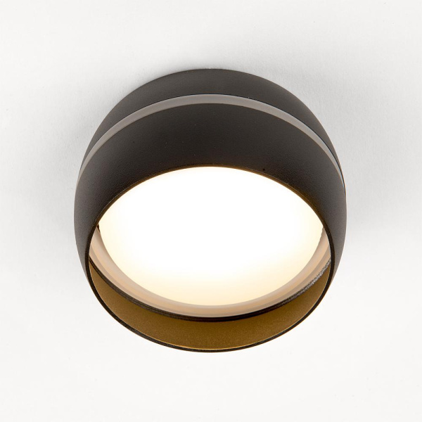 Спот GWL-GX53-M-IP20 Чаша Черный с боковым рассеивателем General