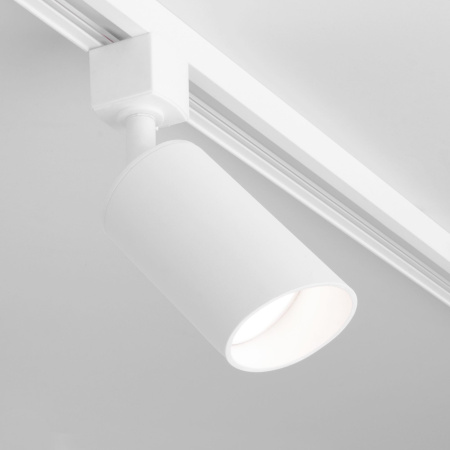 Трековый светильник для однофазного шинопровода 1*GU10 белый IP20 Splay (a047373) Elektrostandard