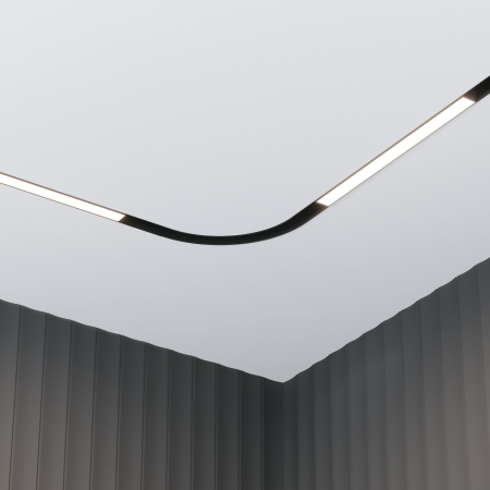 Трековый светильник LED 12Вт Черный IP20 Magnetic track system Exility TR030-4-12W3K-WW-DS-B Technical Maytoni