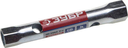 Ключ торцовый "Мастер", трубчатый двухсторонний, прямой, 12х13мм ЗУБР