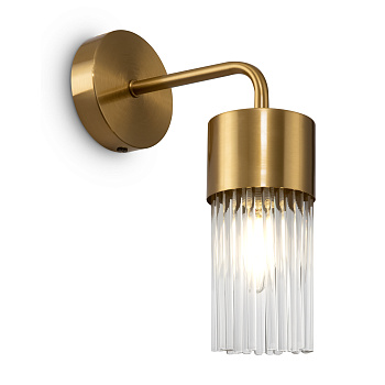 Настенный светильник (бра) 1*E14 60Вт Латунь IP20 Esala FR5050WL-01BS Freya