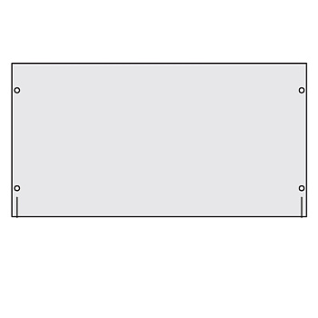 Панель сплошная (заглушка) 6U для 19" IT-корпусов ДКС серии STI/CQE, RAL7035 DKC