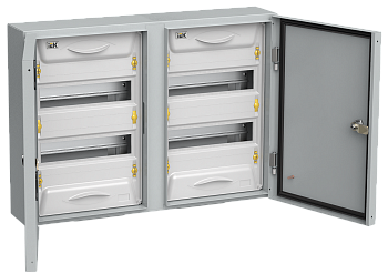 Корпус металлический распределительный ЩРн-2х24з-1 IP54 UNIVERSAL IEK