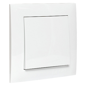 Валенсия выключатель 1-кл, 10А белый перекрестный PROxima EKF