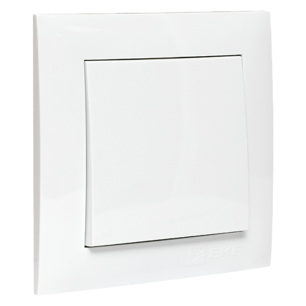 Валенсия выключатель 1-кл, 10А белый перекрестный PROxima EKF