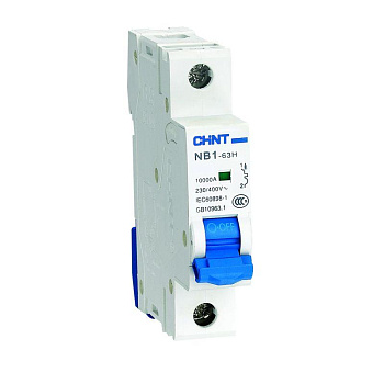 Выключатель автоматический ВА МОД NB1-63H 1П 20А 10кА В CHINT