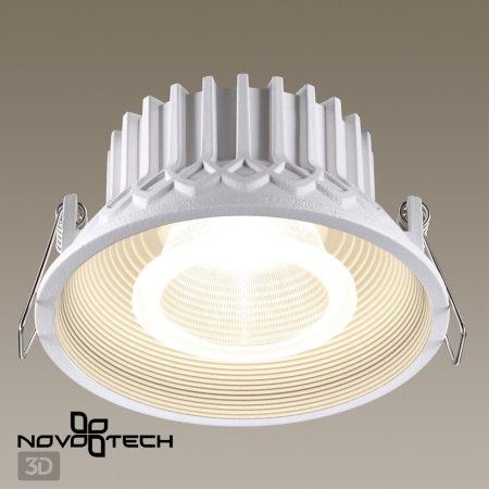 Св-к встр.св/д IP20 LED 15W 4000K 1600Лм 110-265V BIND белый NOVOTECH