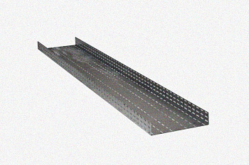 Лоток глухой ЛМГ 500х100х2000 УТ1,5, оцинкованный лист S1,0