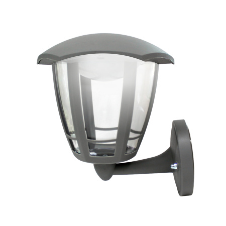 11-190 Св-к садово-парковый, светод-й, наст-й вверх, «Дели 1», 8Вт, 6-ти гран., 720Лм, 6500К, сер APEYRON