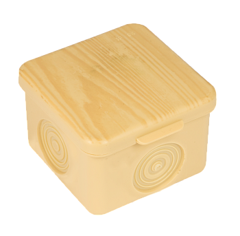 Коробка распределительная КМР-030-037 пылевлагозащищенная без мембранных вводов (65х65х50) светлое дерево PROxima EKF