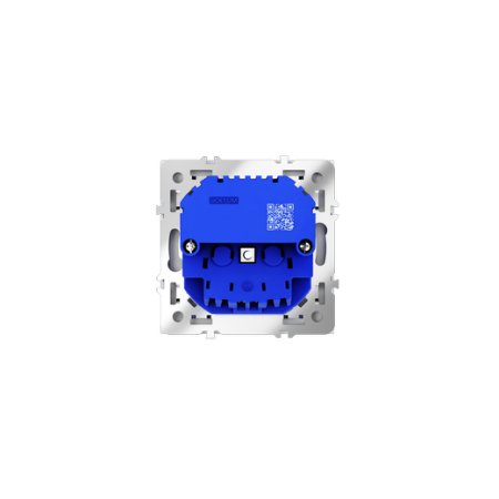 Розетка встраиваемая Voltum S70 с заземлением и защитными шторками, 16А, с USB, A+C, (белый матовый)