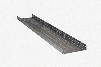 Лоток глухой ЛМГ 400х50х2000 УТ1,5, оцинкованный лист S1,0