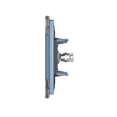 Розетка ТВ Синяя Livolo