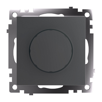 Выключатель диммирующий TRIAC (механизм) 250В, 500W, серия Катрин, графит, GLS10-7106-06 STEKKER
