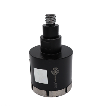 Коронка алмазная по керамограниту 60 мм Серебряная пайка GCB767 Trio-Diamond