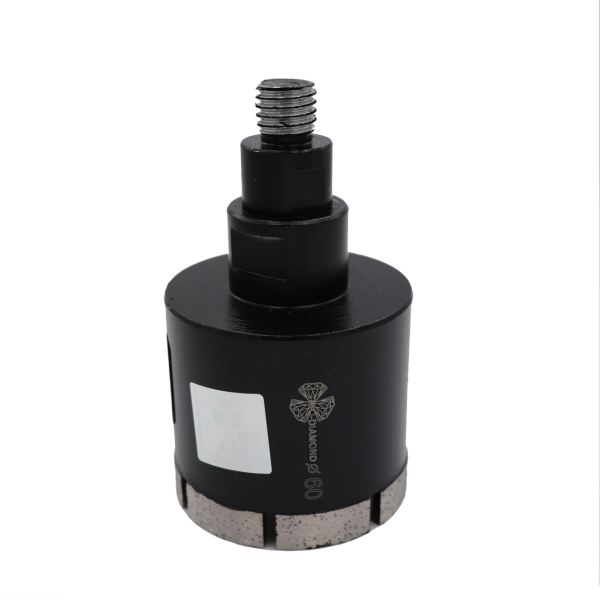 Коронка алмазная по керамограниту 60 мм Серебряная пайка GCB767 Trio-Diamond