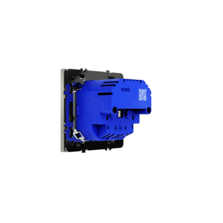 Розетка встраиваемая Voltum S70 с заземлением и защитными шторками, 16А, с USB, A+C, (кашемир)