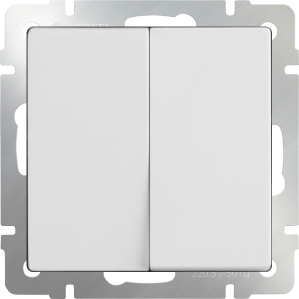 Встраиваемые механизмы Выключатель СУ 2-кл. (проходн.) 10А Белый IP20 Werkel