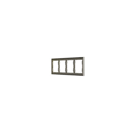 Рамка пластиковая Voltum S70 на 4 поста, (шелк)