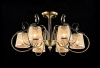 Потолочный светильник 6*E14 40Вт Бронза IP20 Simone FR2020-PL-06-BZ Freya