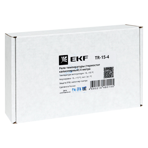 Реле температуры (термостат капиллярный) 4 метра TR-15-4 EKF