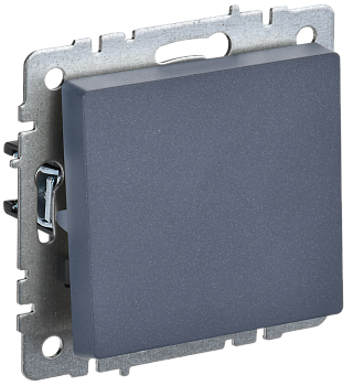 BRITE Выключатель 1-клавишный проходной 10А ВС10-1-6-БрМ маренго IEK BRITE Выключатель 1-клавишный проходной 10А ВС10-1-6-БрМ маренго IEK