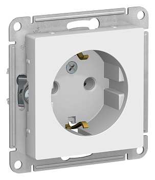 ATLASDESIGN РОЗЕТКА с заземлением, 16А, механизм, ЛОТОС (уп.5шт) Schneider Electric