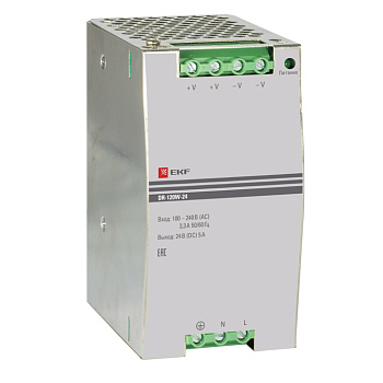 Блок питания 24В DR-120W-24 PROxima EKF