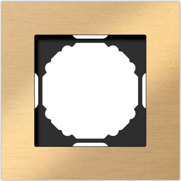 Donel A07 Natural Золотистый Алюминий рамка 1-я, серия DB