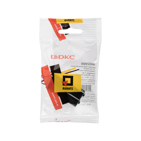 Комплект модульных заглушек "Avanti", "Черный квадрат", 0,5 модуля 2штуки DKC