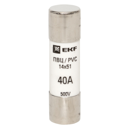 Плавкая вставка цилиндрическая ПВЦ (14х51) 40А PROxima EKF