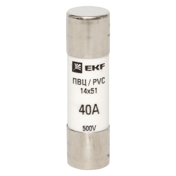 Плавкая вставка цилиндрическая ПВЦ (14х51) 40А PROxima EKF