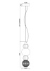 Подвесной светильник 17Вт 3000K Хром IP20 Collar P069PL-L17CH3K Maytoni