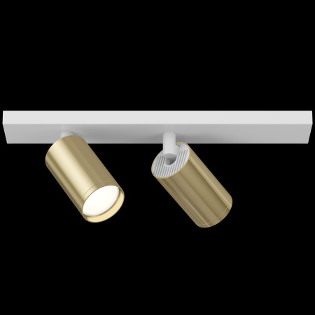 Потолочный светильник 2*GU10 10Вт Белый с Золотом IP20 FOCUS S C051CL-2WG Technical