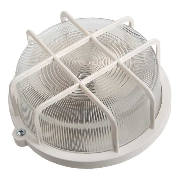 Светильник НПП 03-100-005.04 белый с решеткой General