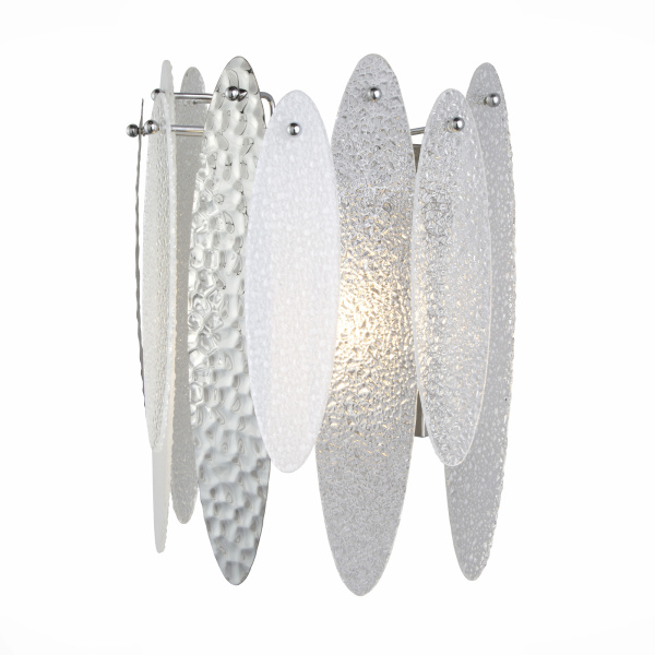 Бра Хром/Прозрачный, Белый E14 2*60Вт SL1224.101.02 ST LUCE