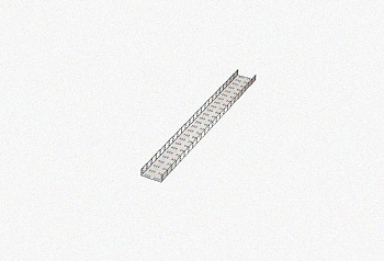 Лоток замковый перфорированный ЛМЗ 100х100х2000 УХЛ1, оцинкованный лист, S1,2