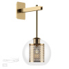 Бра E27 1*40W CLOCKY античн.бронза/металл/прозрачный/стекло ODEON LIGHT