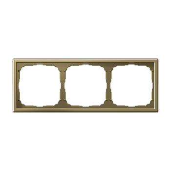 ARTGALLERY 3-постовая РАМКА, ЗОЛОТО Systeme Electric