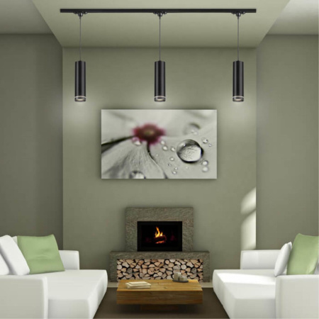 Св-к трековый однофазный IP20 LED 3000K 12W 160-265V ARUM черный NOVOTECH