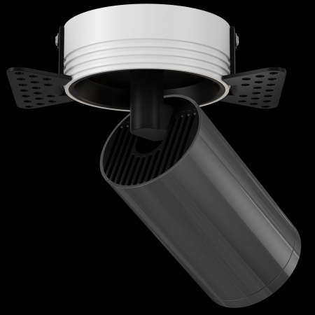 Встраиваемый светильник 1*GU10 10Вт Черный и Графит IP20 FOCUS S C058CL-1BGF Technical