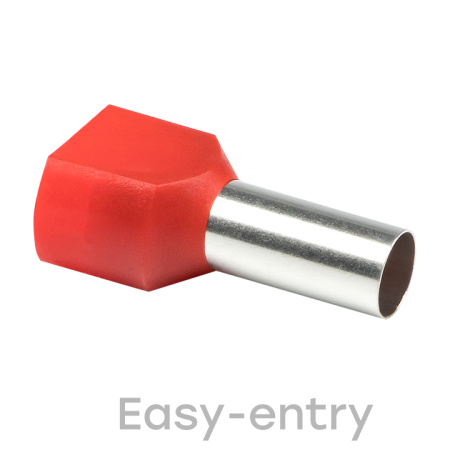 Наконечник штыревой втулочный изолированный НШвИ(2) 10,0-14 (50шт) PROxima EKF