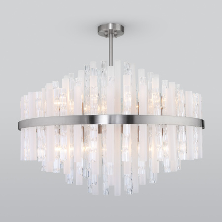 Умная потолочная люстра 12*E14 60Вт никель IP20 Hollis (367/12 Smart никель) Bogate's