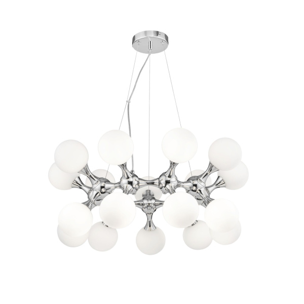 Подвесной светильник 18*G9 28Вт Хром IP20 Proton MOD021PL-18CH Maytoni