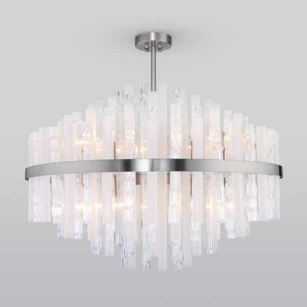 Умная потолочная люстра 12*E14 60Вт никель IP20 Hollis (367/12 Smart никель) Bogate's