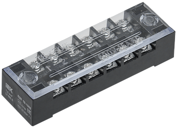 Блок зажимов наборный БЗН ТВ-1506 1,5мм2 15A 6 пар IEK
