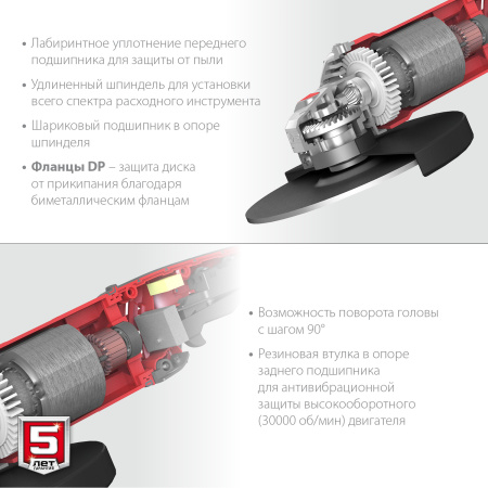 УШМ, УШМ-180-2005 п, 180 мм, 2000 Вт ЗУБР