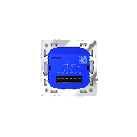 Терморегулятор электронный Voltum S70 с индикацией и датчиком, для теплого пола, (белый матовый)